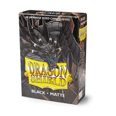 Dragon Shield - Japanese Size Sleeves: Matte - Black