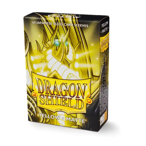 Dragon Shield - Japanese Size Sleeves: Matte - Yellow