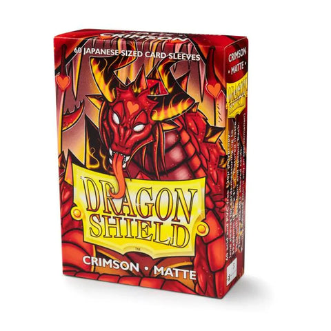 Dragon Shield - Japanese Size Sleeves: Matte - Crimson