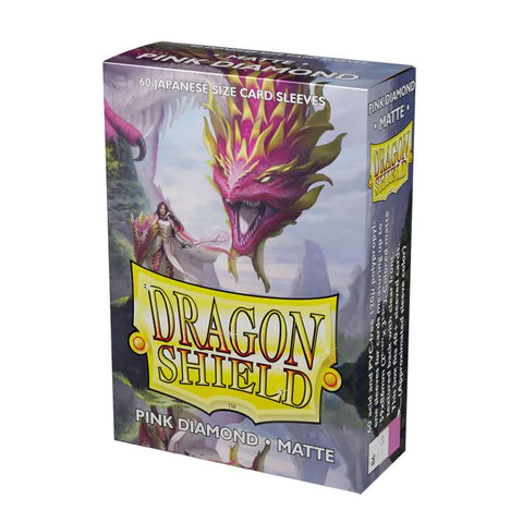 Dragon Shield - Japanese Size Sleeves: Matte - Pink Diamond