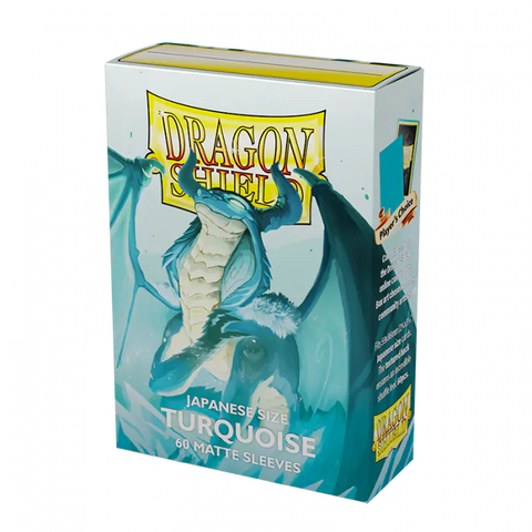 Dragon Shield - Japanese Size Sleeves: Matte - Turquoise