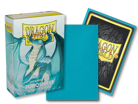 Dragon Shield - Japanese Size Sleeves: Matte - Turquoise