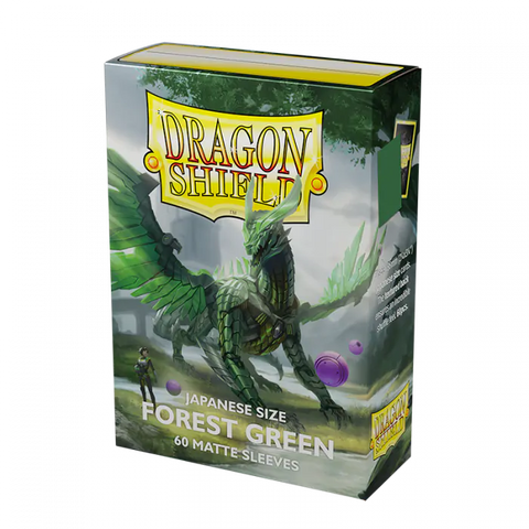 Dragon Shield - Japanese Size Sleeves: Matte - Forest Green