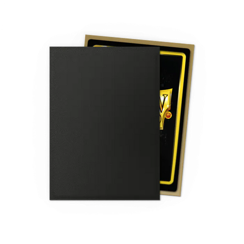 Dragon Shield - Standard Size Sleeves: Matte Dual - Black & Gold