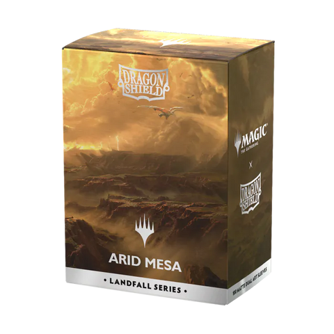Dragon Shield - Standard Size Sleeves: Matte Dual Art - MTG Landfall Series: Arid Mesa