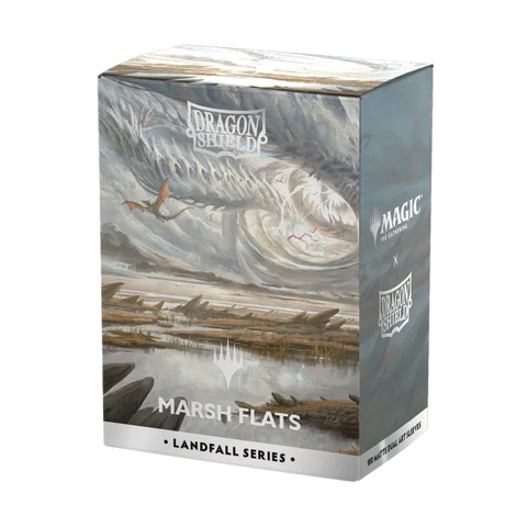 Dragon Shield - Standard Size Sleeves: Matte Dual Art - MTG Landfall Series: Marsh Flats