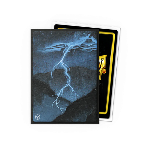 Dragon Shield - Standard Size Sleeves: Brushed Art - MTG: Retro Series - Lightning Bolt
