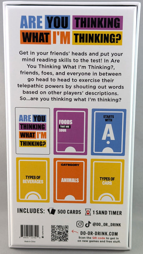 Are You Thinking What I'm Thinking?