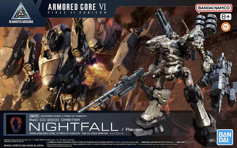 Bandai Spirits - 30mm Armored Core VI: Fires of Rubicon - RaD CC-2000 Orbiter Nightfall