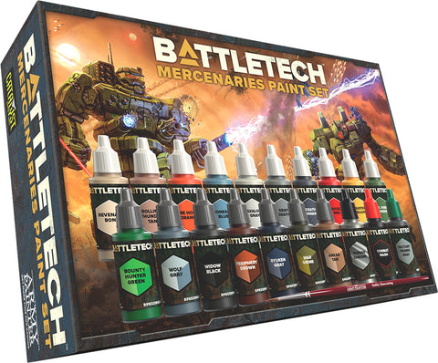 Battletech - Mercenaries Paint Set