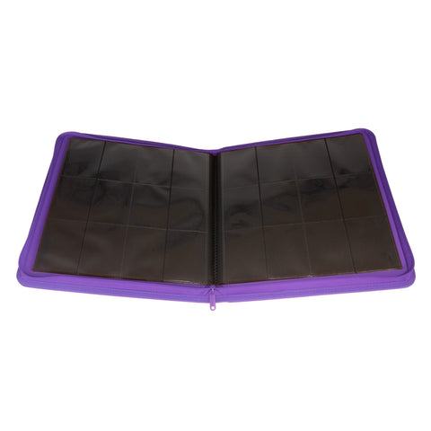 Palms Off Gaming - Collector's Series Zip Binder: 12 Pocket - Purple