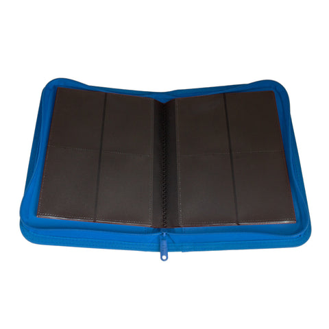 Palms Off Gaming - Collector's Series Zip Binder: 4 Pocket - Blue