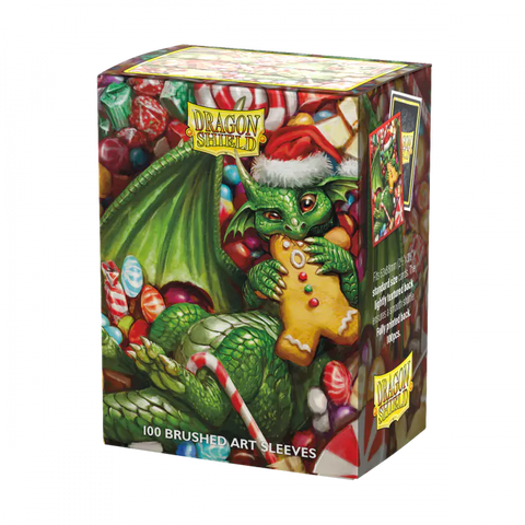 Dragon Shield - Standard Size Sleeves: Brushed Art - Christmas 2024