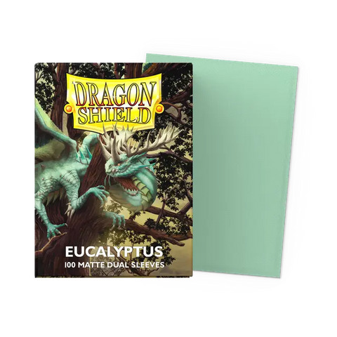 Dragon Shield - Standard Size Sleeves: Matte Dual - Eucalyptus