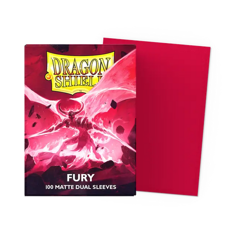 Dragon Shield - Standard Size Sleeves: Matte Dual - Fury