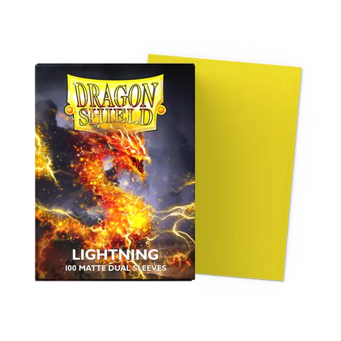Dragon Shield - Standard Size Sleeves: Matte Dual - Lightning