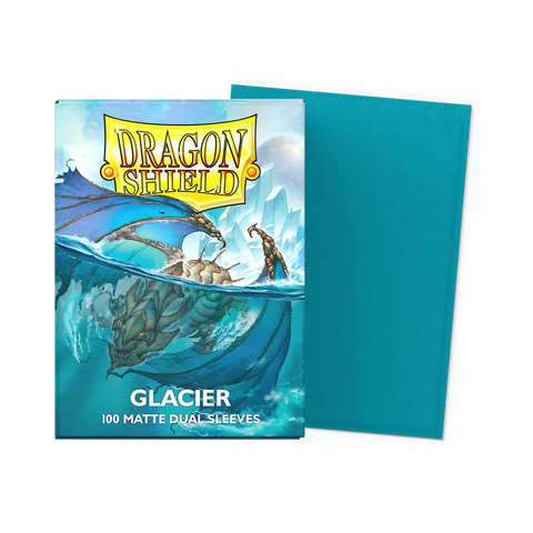 Dragon Shield - Standard Size Sleeves: Matte Dual - Glacier