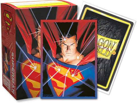 Dragon Shield - Standard Size Sleeves: Brushed Art - Superman Series: Superman