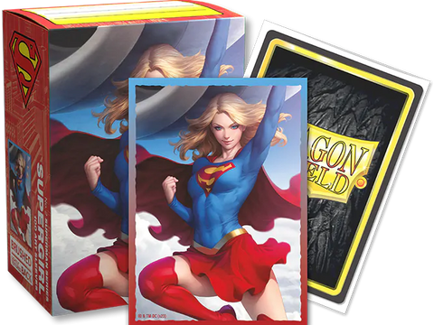 Dragon Shield - Standard Size Sleeves: Brushed Art - Superman Series: Supergirl