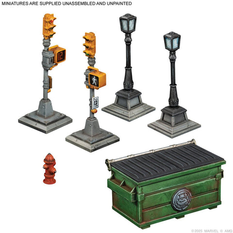 Marvel: Crisis Protocol - (CPE06) NYC City Block Terrain Collection