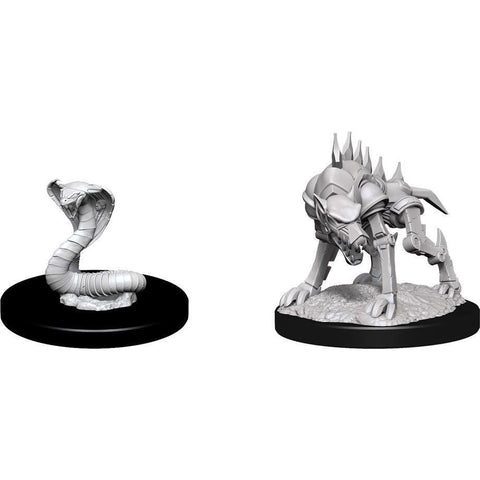 Dungeons & Dragons - Nolzurs Marvelous Miniatures: Iron Cobra & Iron Defender