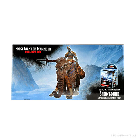 Dungeons & Dragons - Icons of the Realms: Premium Miniatures - Frost Giant and Mammoth
