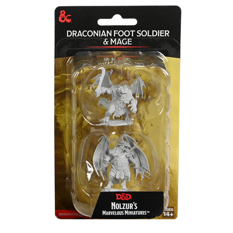 Dungeons & Dragons - Nolzurs Marvelous Miniatures: Draconian Mage & Foot Soldier