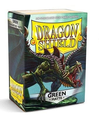 Dragon Shield - Standard Size Sleeves: Matte - Green