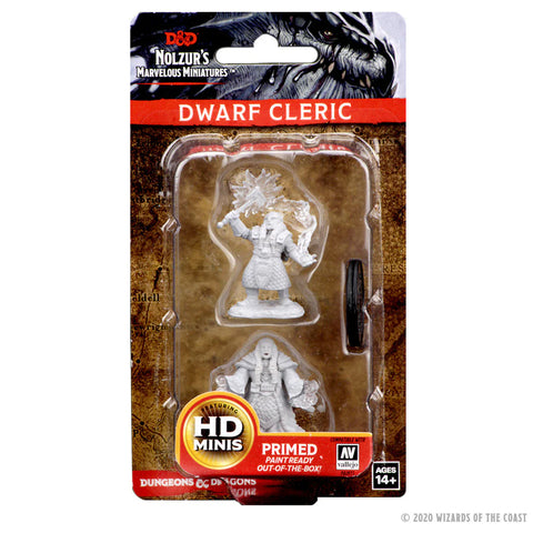 Dungeons & Dragons - Nolzurs Marvelous Miniatures: Dwarf Female Cleric