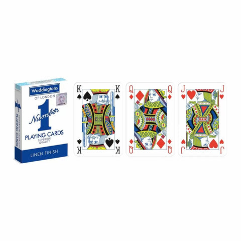 Number 1 Playing Cards (Red/Blue)