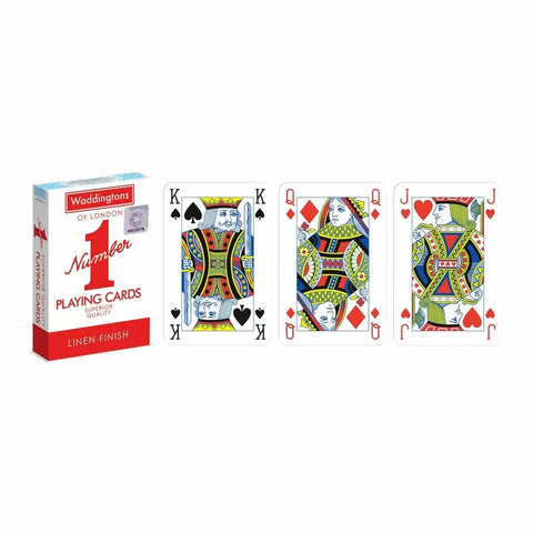 Number 1 Playing Cards (Red/Blue)