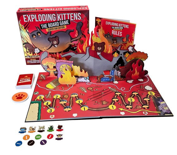 Exploding Ki Exploding Kittens - The Board Game: Super Fan Edition (By Exploding Ki ...