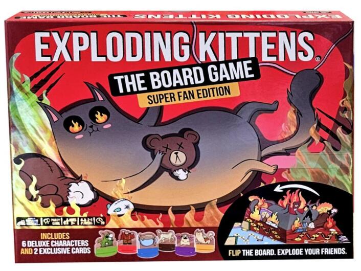 Exploding Ki Exploding Kittens - The Board Game: Super Fan Edition (By Exploding Ki ...