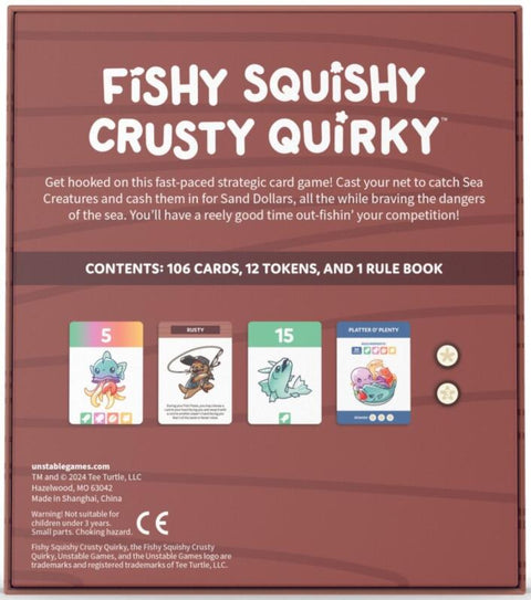Fishy Squishy Crusty Quirky