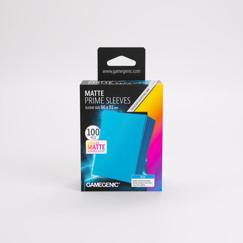 Gamegenic - Matte Prime 100 Standard-Size Sleeve Range: Blue