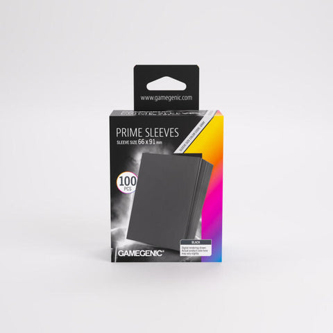 Gamegenic - Prime 100 Standard-Size Sleeve Range: Black