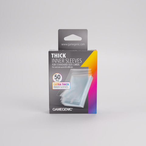 Gamegenic - Standard Size Thick Inner Sleeves (50)