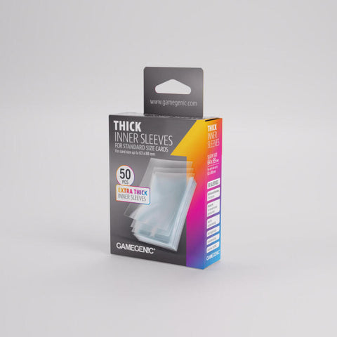 Gamegenic - Standard Size Thick Inner Sleeves (50)