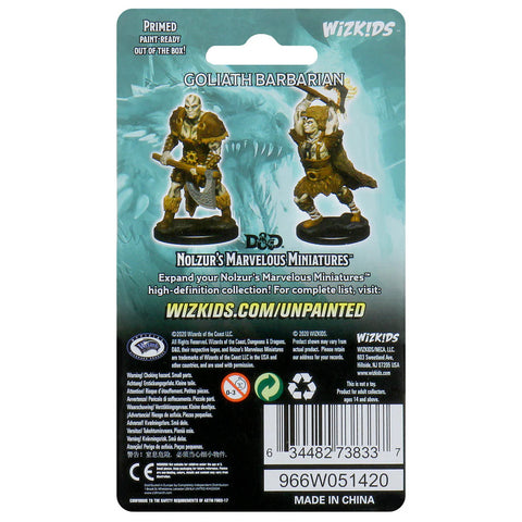 Dungeons & Dragons - Nolzurs Marvelous Miniatures: Male Goliath Barbarian