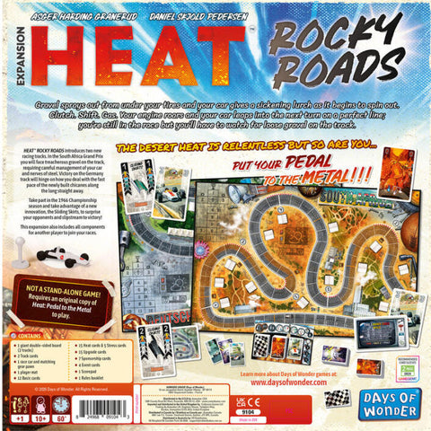Heat: Pedal to the Metal - Rocky Roads Expansion
