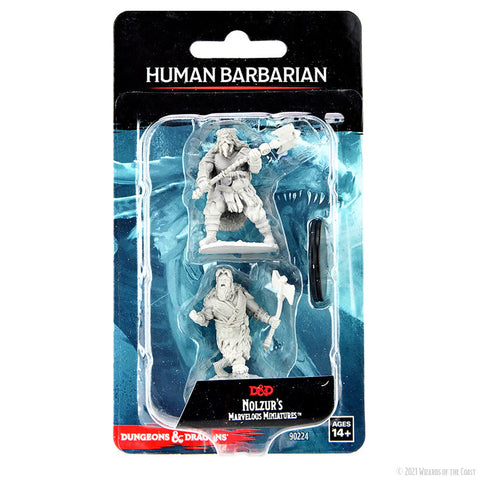 Dungeons & Dragons - Nolzurs Marvelous Miniatures: Human Barbarian Male