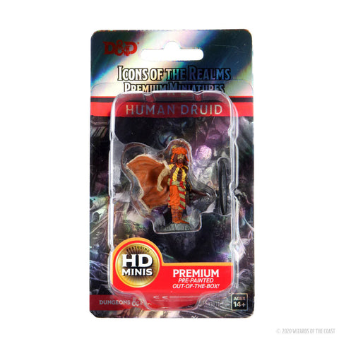 Dungeons & Dragons - Icons of the Realms: Premium Miniatures - Human Druid Male