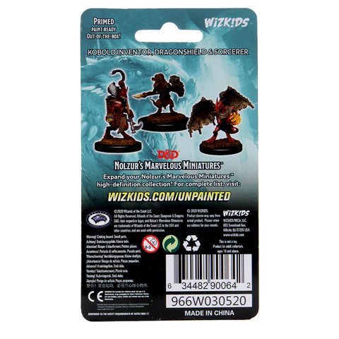 Dungeons & Dragons - Nolzurs Marvelous Miniatures: Kobold Inventor Dragonshield & Sorcerer