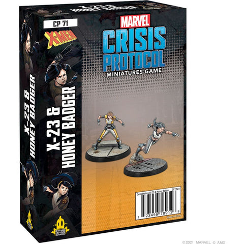 Marvel Crisis Protocol - (CP71) X-23 and Honey Badger