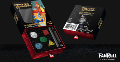 Fanroll - Dungeon & Dragons: 50th Anniversary Holmes Retro Replica Dice Collection