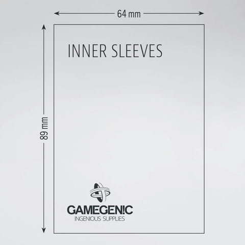 Gamegenic - Prime Standard-Size Double Sleeving Pack: Black