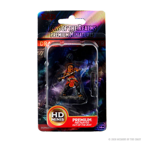 Dungeons & Dragons - Icons of the Realms: Premium Miniatures - Dragonborn Fighter Male
