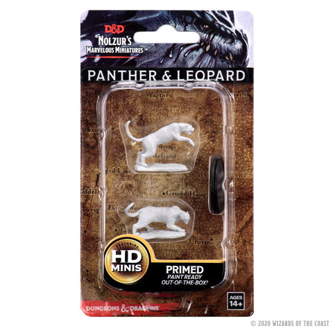 Dungeons & Dragons - Nolzurs Marvelous Miniatures: Panther & Leopard