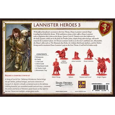A Song of Ice and Fire - Lannister: Heroes 3
