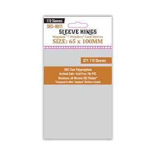 Sleeve Kings - Magnum Card Sleeves (65mm x 100mm) 55ct